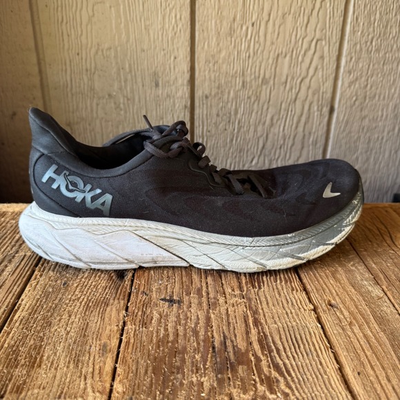 Hoka One One Other - Hoka Arahi 6 Mens Running Shoes Black White Stability Sneakers Size 10.5-11